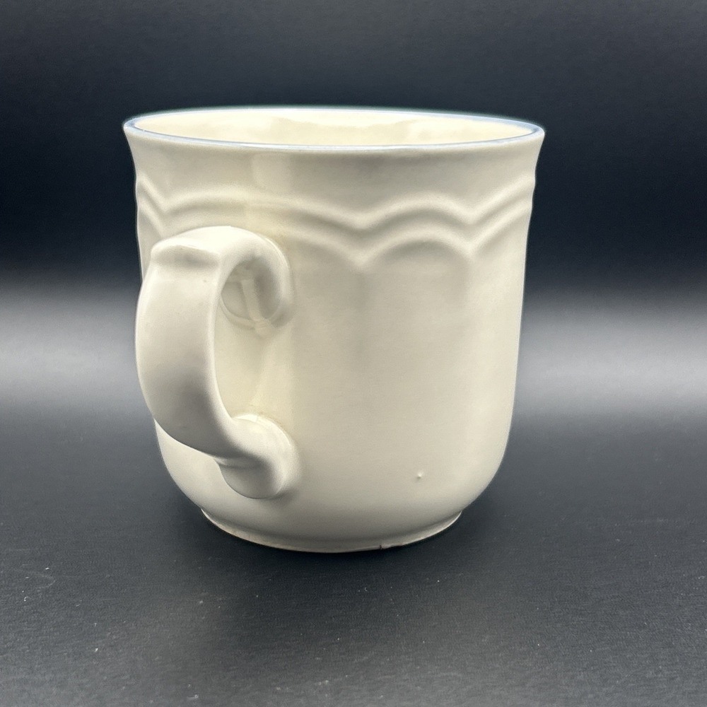 VTG Cordella Stoneware Coffee Or Tea Mug/Cup Blue Floral Bouquet Pattern Japan - Picture 2 of 5
